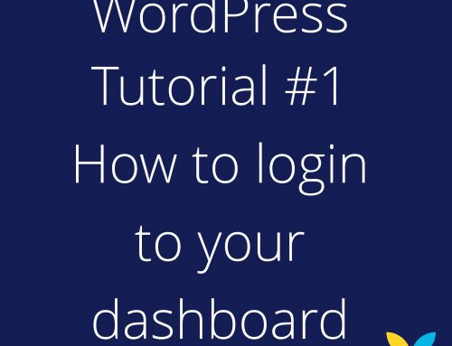 WordPress Tutorial #1 How to login to your dashboard